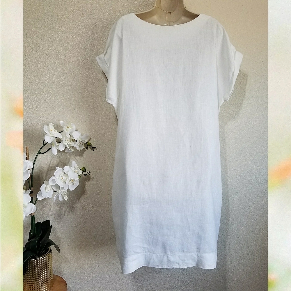 HORSES Atelier Linen Sack Dress - Picture 4 of 10